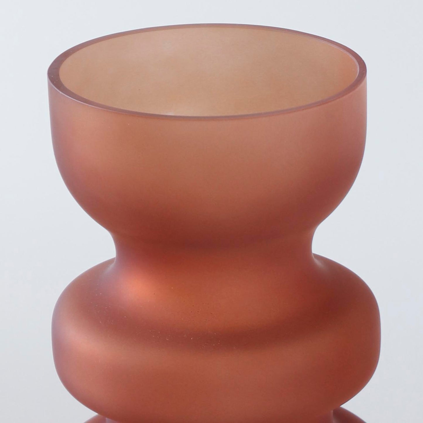 Vaso Decorativo de Vidro Gradus Terracota 36 cm
