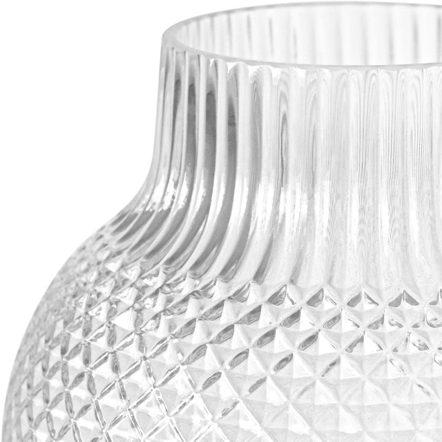 Vaso de Vidro Revi Incolor 21 cm