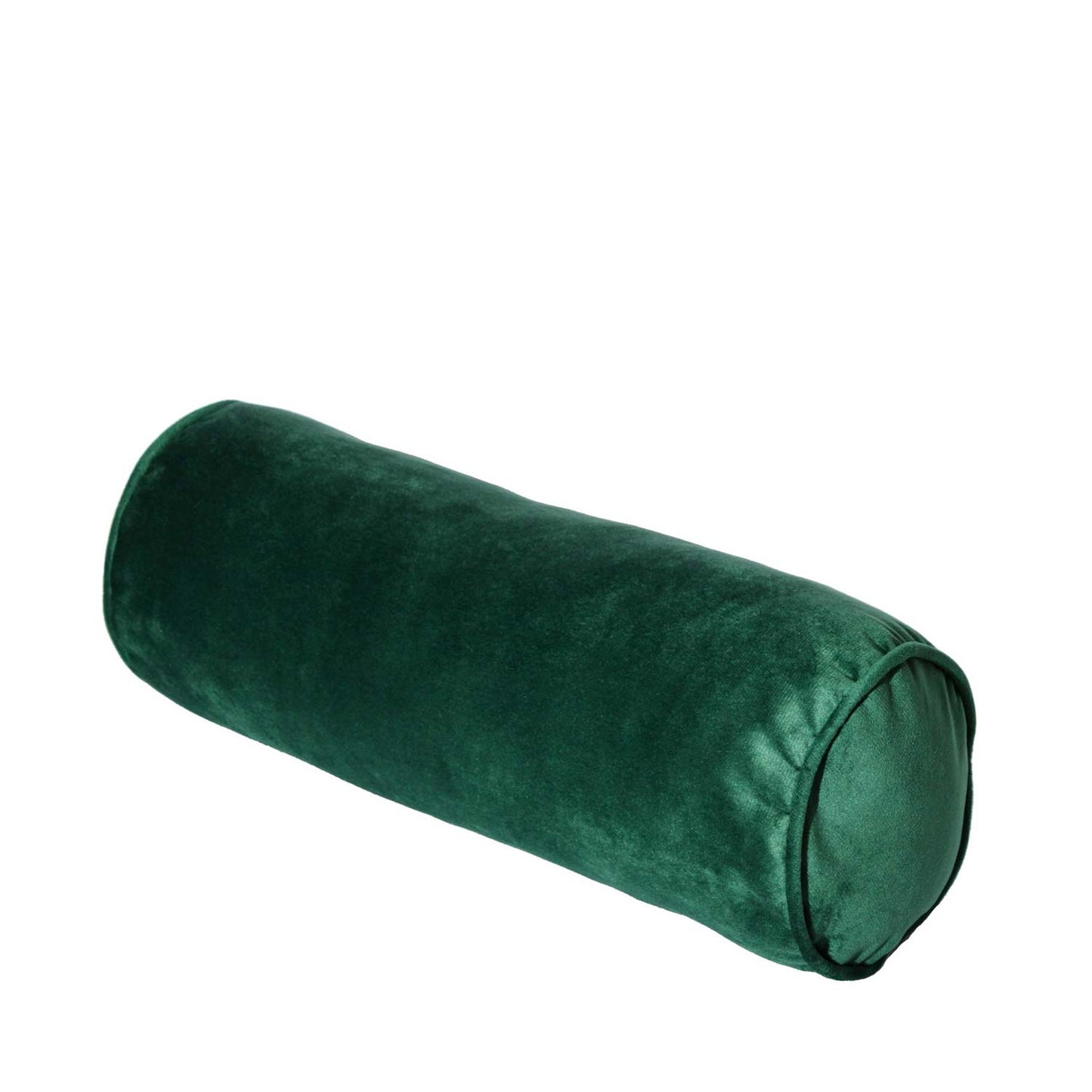 Almofada Rolo Cordonê Veludo  Verde 43 x 15 cm
