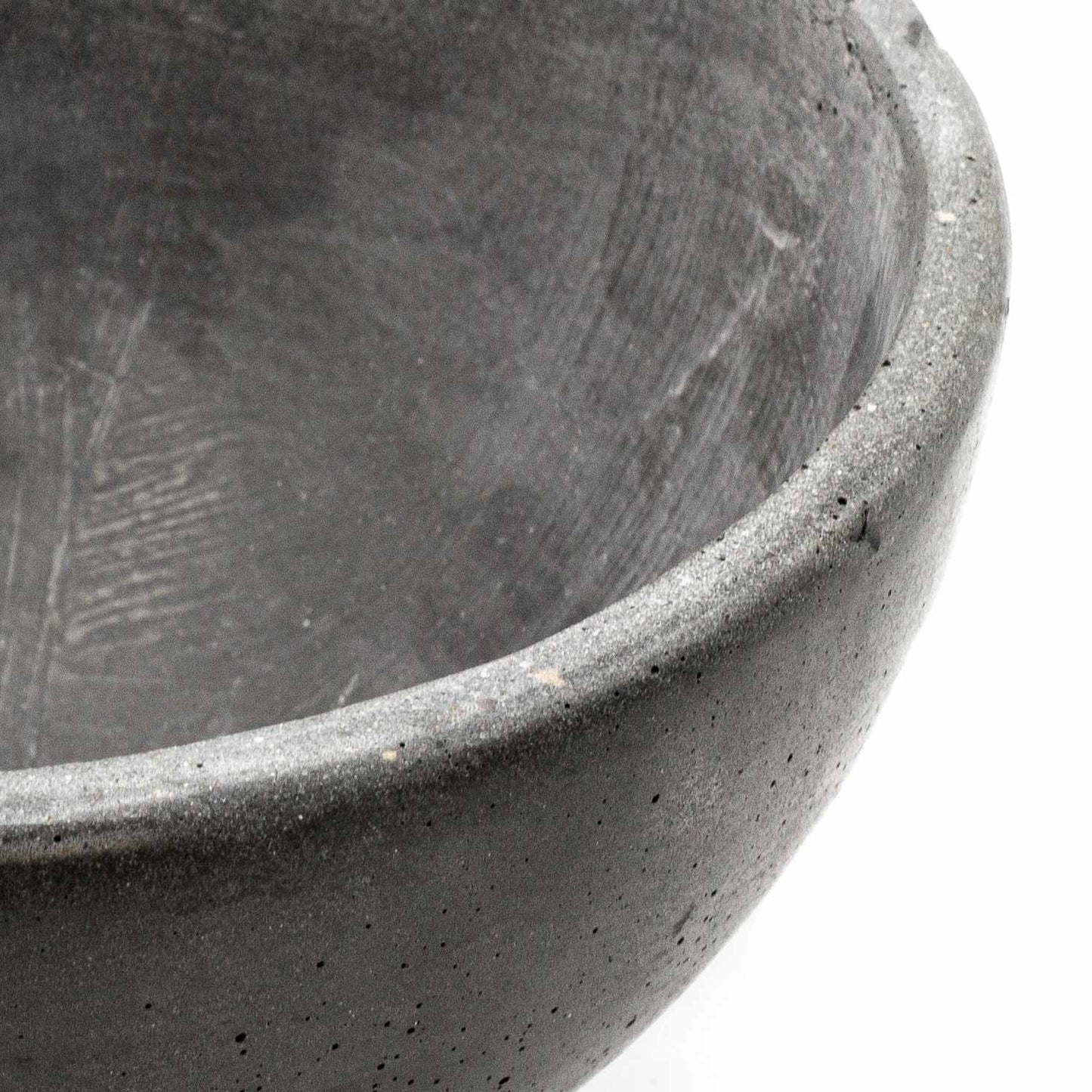 Bowl de Concreto Ródio Cinza 19 cm
