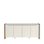 Buffet Bristol 189 cm – Off White Fosco c/ Natural - Província - Buffet