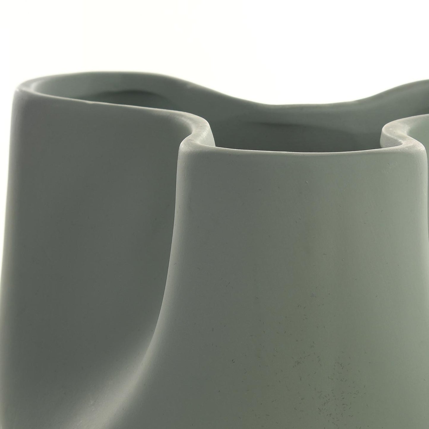 Vaso de Cerâmica Aveiro Menta 19 cm
