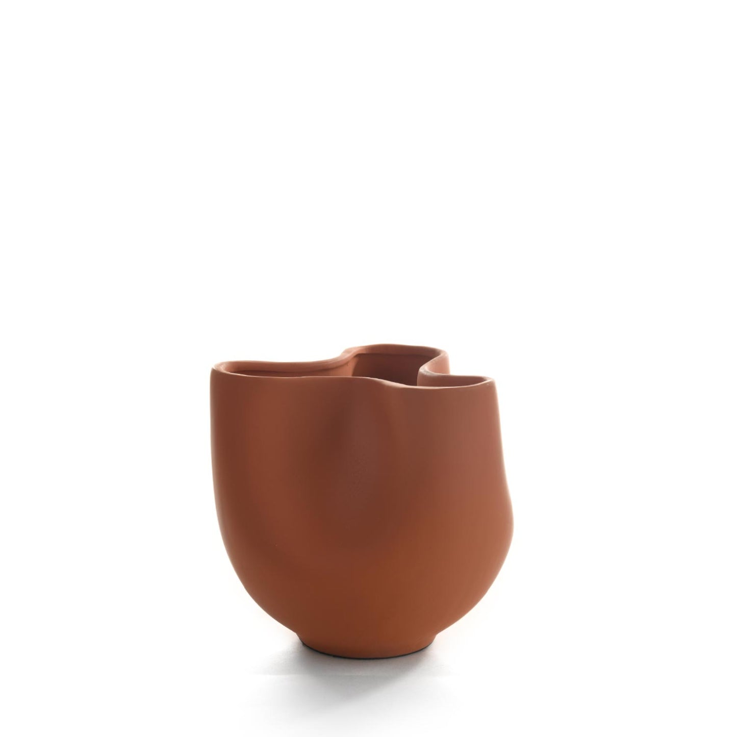 Vaso de Cerâmica Aveiro Terracota 19 cm