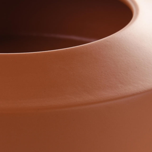 Vaso de Cerâmica Estoril Terracota 28,5 cm