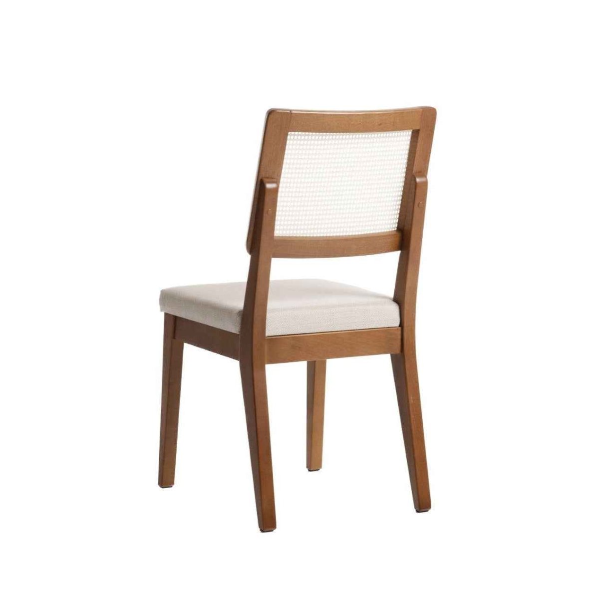 Conjunto c/ 2 Cadeiras de Madeira Saga PU Caramel - Província - Cadeiras de Jantar