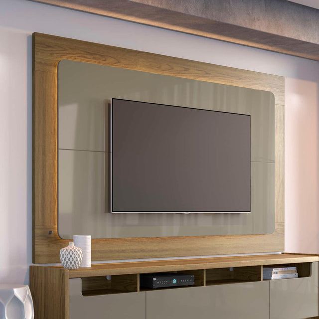 Painel para TVs até 75 Polegadas Oslo 217cm Grigio Gloss