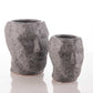 Vaso Decorativo Cerâmica Culver Cinza Granito 11 cm